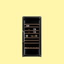 Multi-use wine fridge - 3 Temperatures - Size Medium - Glass door with frame