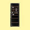 Storing wine fridge - 1 Temperatures - Size Large - Glass door with frame